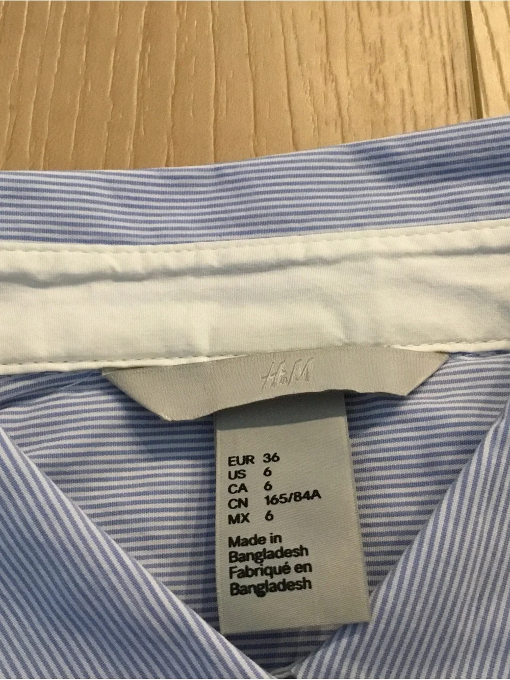 Light Blue Striped Button-Up Shirt - Classic Style - Picture 4 of 16
